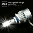 thumbnail image 3 of For Kia Optima 2019 2020 9005 LED Headlights Bulbs Kit High Low Beam 6000K White, 3 of 11