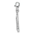 thumbnail image 2 of 925 Sterling Silver RH Polished Flute With Lobster Clasp Charm Pendant; for Adults and Teens; for Women and Men, 2 of 3
