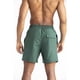 thumbnail image 5 of Pantalones de playa para hombre, pantalones cortos de verano, pantalones de natación de aguas termales, pantalones cuartos, pantalones deportivos casuales de doble tamaño (verde oscuro), 5 of 6