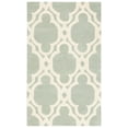 thumbnail image 2 of SAFAVIEH Chatham Karina Geometric Wool Area Rug, Gray/Ivory, 3' x 5', 2 of 8