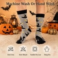 thumbnail image 4 of COOPLUS Halloween Socks for Women Pumpkins Ghosts Print Funny Crew Socks 5 Pairs, 4 of 9