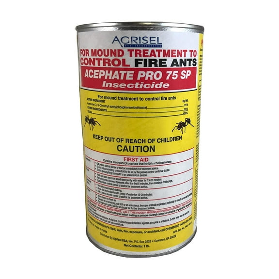 Acephate Pro 75 SP Insecticide, Fire Ant Mound Treatment, 1 Tsp/Mound