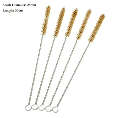 

5Pcs10-30mm Stainless Steel Cylinder Wire Tube Pipe Cleaning Brush Thread