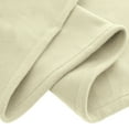 thumbnail image 4 of Bare Home Polar Fleece Cozy Bed Blanket - Hypoallergenic Premium Poly-Fiber Yarns, Thermal, Lightweight Blanket (Full/Queen, Ivory), 4 of 9