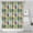 Pioneer Flower Floral-2, variant on Pioneer Flower Floral Print Pattern Shower Curtain 84"x72", Bathroom Decorative Shower Curtain Set with 12 Hooks, Waterproof Washable