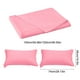 thumbnail image 3 of Solid Color Polyester Bed Sheet Set | 1 Sheet 150x230cm & 2 Pillowcases 74x48cm | Dark Blue Pink Yellow White Purple Red Green | Easy Care Durable Soft | Fade Resistant Washable | 3-Piece Bedding, 3 of 6
