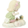 thumbnail image 3 of Precious Moments Growing In Grace, Age 3, Blonde Girl Figurine, 1 Each, 3 of 5