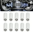 thumbnail image 1 of CHICIRIS Support Fittings,6mm Round Spacer,10Pcs Round Spacer Aluminum Alloy Unthreaded Standoff Support Fittings 6mm Outer Diameter, 1 of 8