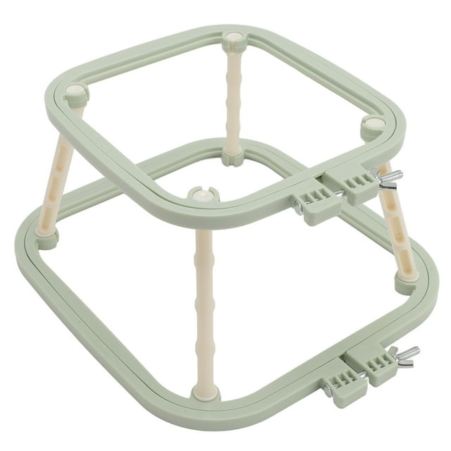 Double Layer Embroidery Frame, Desktop Embroidery Hoop Lap Stand, Cross Stitch Rack, Integrated Stitch Hoop Stand, Needlework Holder Tool for Quilting, Sewing Craft Projects