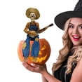 thumbnail image 4 of Adorno Esqueleto Tocando Banjo Halloween S (sin Luz) Amarillo, 4 of 9
