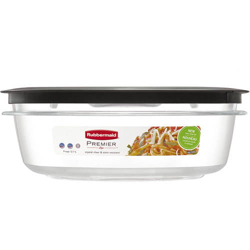 Rubbermaid Premier Easy Find Lids Food Storage Containers, 14 Cup