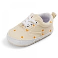 thumbnail image 2 of Baby Girls Canvas Shoes Infant Casual Sneakers Newborn Crib Shoe for First Walkers 0-18 Months, 2 of 6