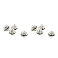 thumbnail image 3 of Wisewang 100 Pieces Rhinestone Beads Polishing DIY Round Ball Bead Jewelry Supplies Necklace Bracelets Making Findings Parts Silver/Mix Colour 10mm 2Set, 3 of 6