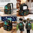 thumbnail image 3 of Kuiaobaty Dinosaur Monstera Print Backpack and Pencil Case Set for Boys Large Capacity Bookbags and Lunch Box with Bottle Holder Roomy Casual Backpack and Lunch Bag Set for School Camping, 3 of 7