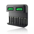 thumbnail image 2 of Methold de AA/AAA de plástico, interfaz USB portátil de 8 ranuras, 1800mA, protección profesional contra cortocircuitos, Baterías de general, 2 of 6