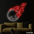 thumbnail image 4 of Craftnamesign Golf Fire Neon Sign, Golf Club Shop Decor, Golf Lover Gifts, 4 of 4