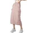 thumbnail image 1 of B91xZ Jupe Ligne A pour Femmes Décontractée Ample Taille Haute Imprimé à Carreaux, Rouge m, 1 of 5