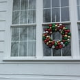 thumbnail image 6 of Northlight Traditional 2-Finish Shatterproof Ball Christmas Wreath - 24" - Multicolor - Unlit, 6 of 7