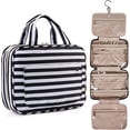 thumbnail image 1 of Bolsa de aseo Bolsa de viaje con gancho para colgar, Bolsa de maquillaje resistente al agua Organizador de viaje para accesorios, champú, contenedor de tamaño completo, artículos de tocador oso de fresa Electrónica, 1 of 5