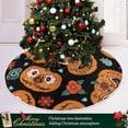 thumbnail image 6 of FMSHPON Halloween Pumpkin FlowersSpider Web On The Halloween Xmas Christmas Tree Skirt Stand Mat for Holiday Party Decoration Indoor Outdoor 48 inches, 6 of 6