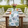 thumbnail image 4 of Table Runners 90 Inches Long Dress Scarves, Blue Teal Coastal Farmhouse Coffee/Dining/Kitchen Table Runner for Living Room, Coral Starfish Seaside Summer Beach 13x90 Inch, 4 of 9