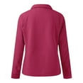 thumbnail image 5 of Hauaitttt Womens Fashion Casual Long Sleeve Stand Neck Sweatshirts Pullover Top Half Zip Pullover Women Fitted Pullover Sweater Women Comfy Striped Print Long Sleeve Sweatshirt Athletic Jacket Casual, 5 of 5