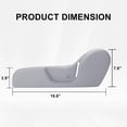 thumbnail image 6 of Light Grey Front Left Driver Side Seat Trim Panel Replacement for Toyota Tacoma Bucket Seats 1995-2004 Seat Track Cover Trim Replacement for 71812-04010-B2 7181204010B2, 6 of 6