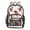 Horseshoe Pattern with Red Roses, variant on PVC Transparent Backpacks Clear Backpack for Travel and Outings Horseshoe Pattern with Red Roses
