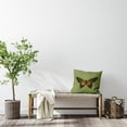 thumbnail image 3 of Simply Daisy 20-inch Square Colorful Swallowtail Polyester Throw Pillow, Apple Green Qty 1, 3 of 4