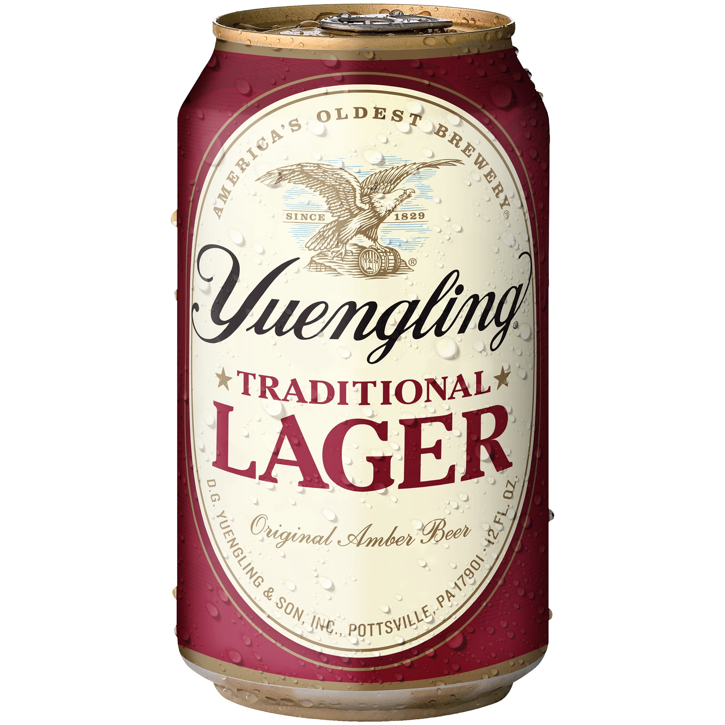 Yuengling Lager Beer, 12 Pack Beer, 12 fl oz Aluminum Cans, 4.5% ABV, Domestic Lager