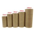 thumbnail image 4 of Cajas de cartón vacías de tubo de tarro de papel Kraft, caja de embalaje de botella de aceite esencial, caja de embalaje de tubo de papel de regalo con tapa, cajas de cartón de papel redondas, 5 pieza, 4 of 5