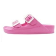 thumbnail image 2 of LAVRA Women's Double Buckle Sandals Adjustable Strap EVA Lightweight Cushioned Slides, 2 of 7