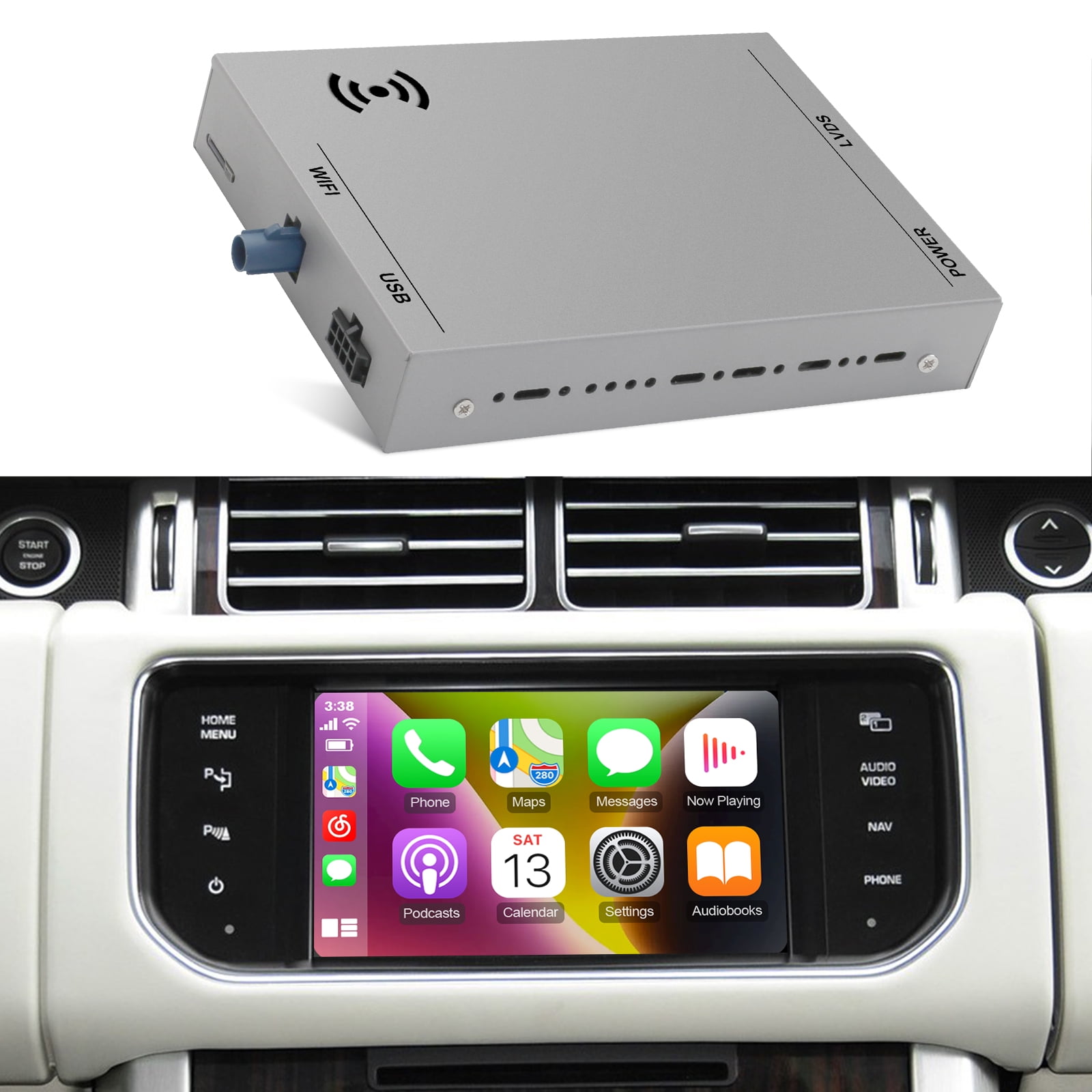 Wireless CarPlay Receiver SmartBox for Land Rover Range Rover/Evoque