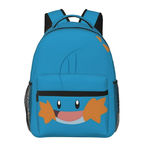 Mudkip Backpack Cute Printed Lightweight Casual Unisex Laptop Computer Bookbag School Hiking Work Business Travel Daypacks Gifts