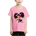 thumbnail image 2 of Frwgonr Girls T-shirts Short Sleeve Shirts for Girls Kids T-Shirts Tees Summer Tops 3-12 Years, Pink, 2 of 4