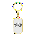 thumbnail image 4 of Blessed Crosses Stainless Steel or 18k Gold Premium Swivel Dog Tag Keychain, 4 of 10