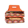 thumbnail image 3 of Picnic Plus Entertainer Varsity Plaid Hot and Cold Food Cooler Carrier, 3 of 7