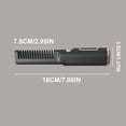 thumbnail image 3 of Fiudx Plancha de Pelo Inalámbrica, Miniplancha Portátil, Rizador de Doble Uso, Recargable Por Usb, Ideal para Viajes de Negocios, Ligera y Compacta., 3 of 6