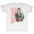 thumbnail image 1 of Scarface Gangster Movie Tony Say Hello Quote Adult T-Shirt Tee, 1 of 2