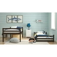 thumbnail image 5 of HH2 Home Essentials Campbell Wood Twin Over Twin Floor Bunk Bed, Espresso, 5 of 12