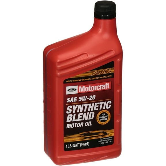 (2 Pack) Motorcraft Motor Oil, 5W20, 1-Quart