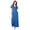 Royal Periwinkle, variant on Women's Plus Size Body Ruche Maxi Gown