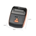 thumbnail image 2 of TFixolPortable Mini Thermal Printer 2 inch Wireless USB Receipt Bill Ticket Printer with 57mm Print Paper Compatible with iOS Android Windows for Restaurant Sales Retail, 2 of 7