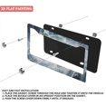 thumbnail image 3 of 1Pack License Plate Frames with Fantasy Ice and Frost Pattern Includes Screws & Caps Full Accessories Included Size 6.3x12.2inch(16x31cm), 3 of 8