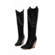 thumbnail image 5 of Otoño e invierno, botas cálidas de talla grande para mujer, tacón de cuña, tacón superalto, estampado de serpiente, botas altas Wmkox8yii sa2500, 5 of 9
