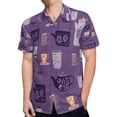 thumbnail image 4 of High Quality Hawaiian Shirts for Men Short Sleeve Aloha Beach Shirt Floral Summer Casual Button Down Shirts Blouses SK7XOS, 4 of 7