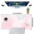 thumbnail image 5 of Bohemian Pastel Painting Desk Mat Abstract Pink Watercolor Large Extended Gaming Mouse Pad (31.5x15.75 in), Cute Women Computer Desk Decorations Big Keyboard Mat Desk Pad for Work/Office/Home, 5 of 6