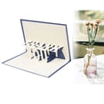 thumbnail image 2 of Thank You Handmade 3D Pop Up Paper Greeting Cards Postcard Fathers Day Gift, 2 of 8