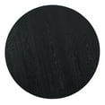 thumbnail image 6 of Retro Round Dining Table Minimalist Elegant Table for Living Room, Dining Room (Black), 6 of 6