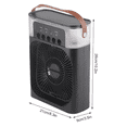 thumbnail image 5 of Ventilador De Mesa Negro, 5 of 5